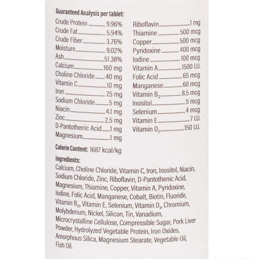 Canine Chewable Multivitamin Tablets 365ct X4408