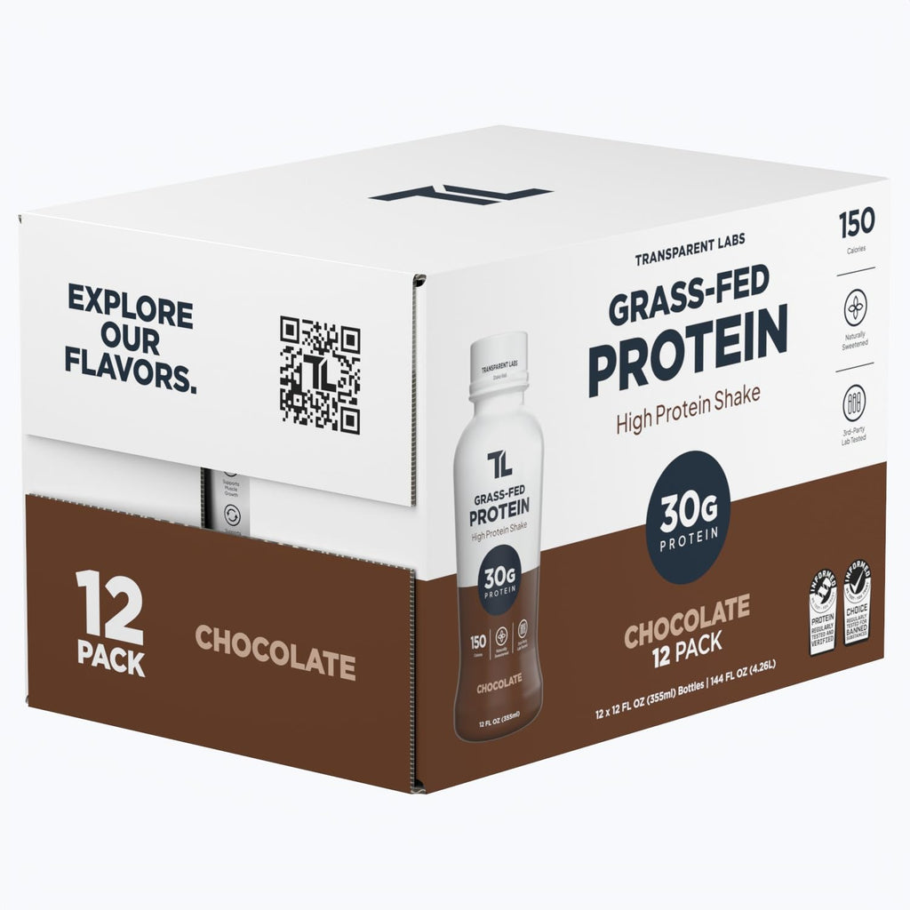 Grass-Fed Protein Shake Chocolate 12 Pack B8313
