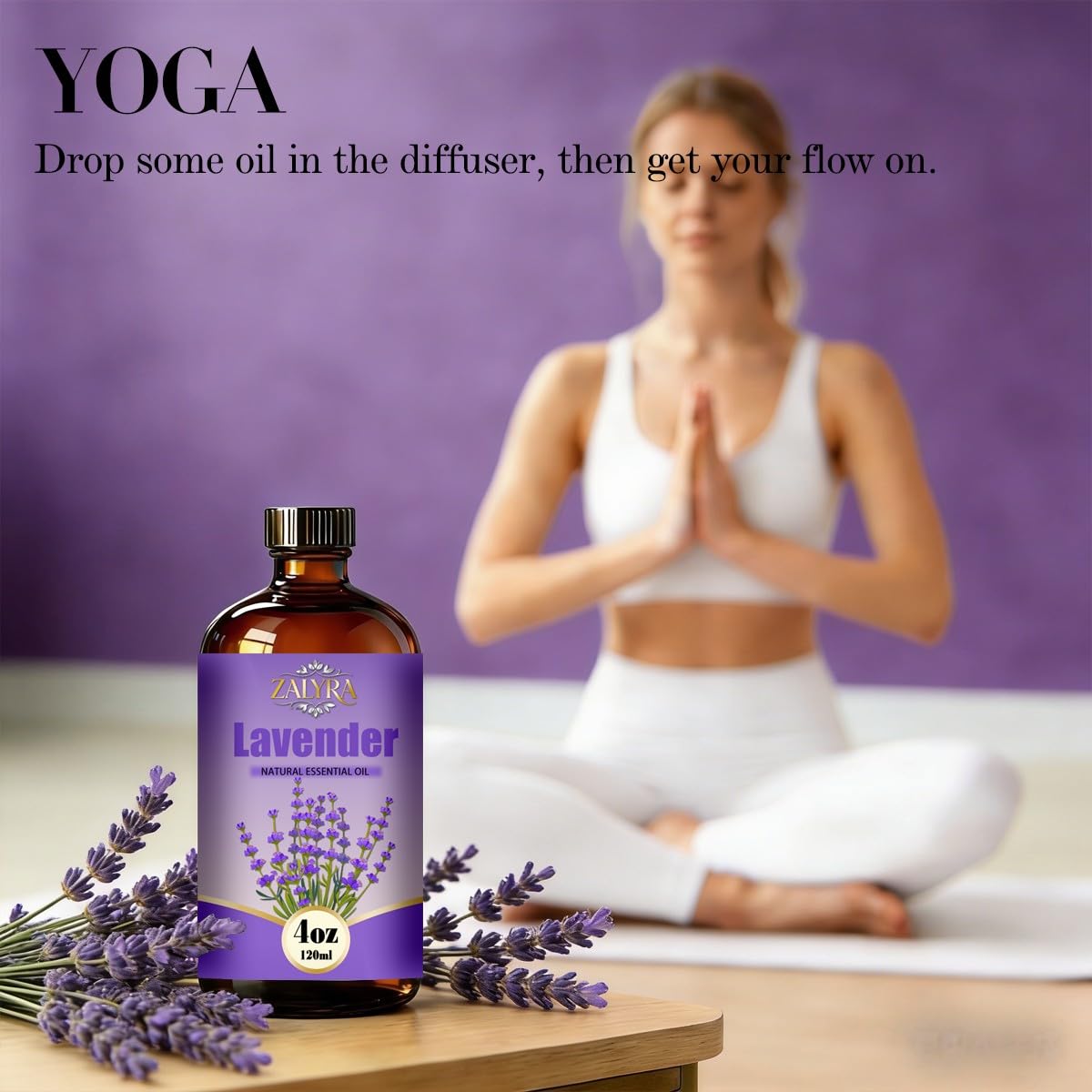 Lavender&Lily Essential Oil 4 Fl Oz+0.33 Fl Oz V21761