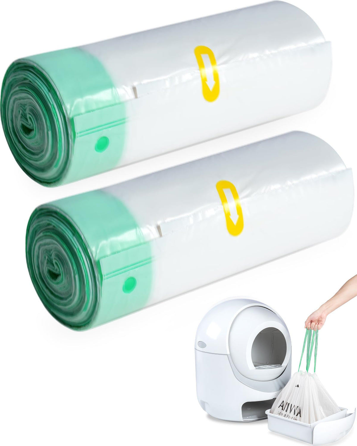 Automatic Litter Box Bags 40 Count Q48745