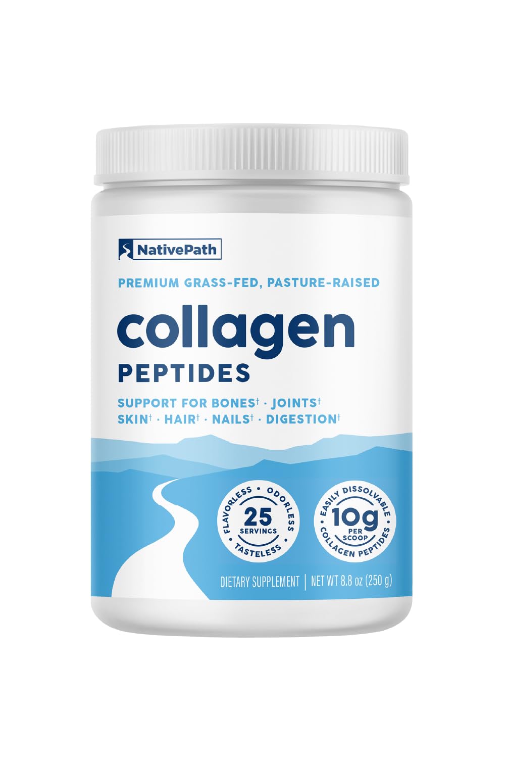 Hydrolyzed Type 1 & 3 Collagen Powder 8.8 oz S866
