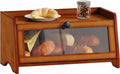 Brown Bamboo Bread Box S39529