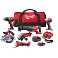 18-Volt Lithium-Ion Cordless 6-Tool Combo Kit with Batteries and Charger P716540