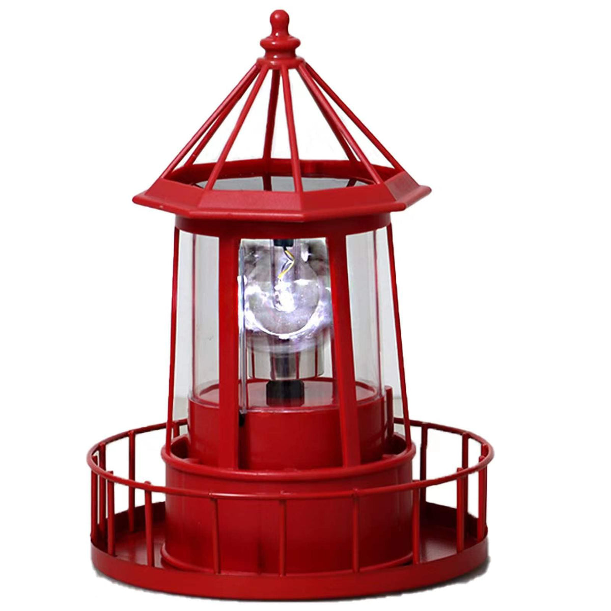 Solar Powered Lighthouse Waterproof Garden Decoration M30754