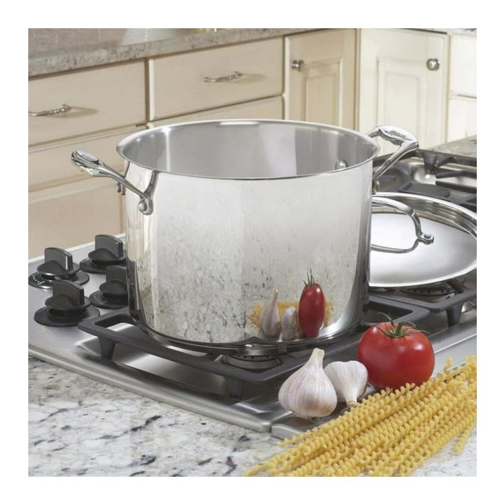 8-Quart Stainless Steel Stockpot with Cover D533287