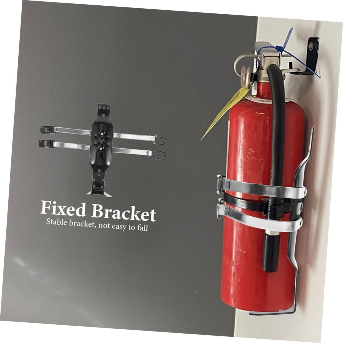 2.5lbs Fire Extinguisher Mount Bracket Wall Rack 2pcs P204