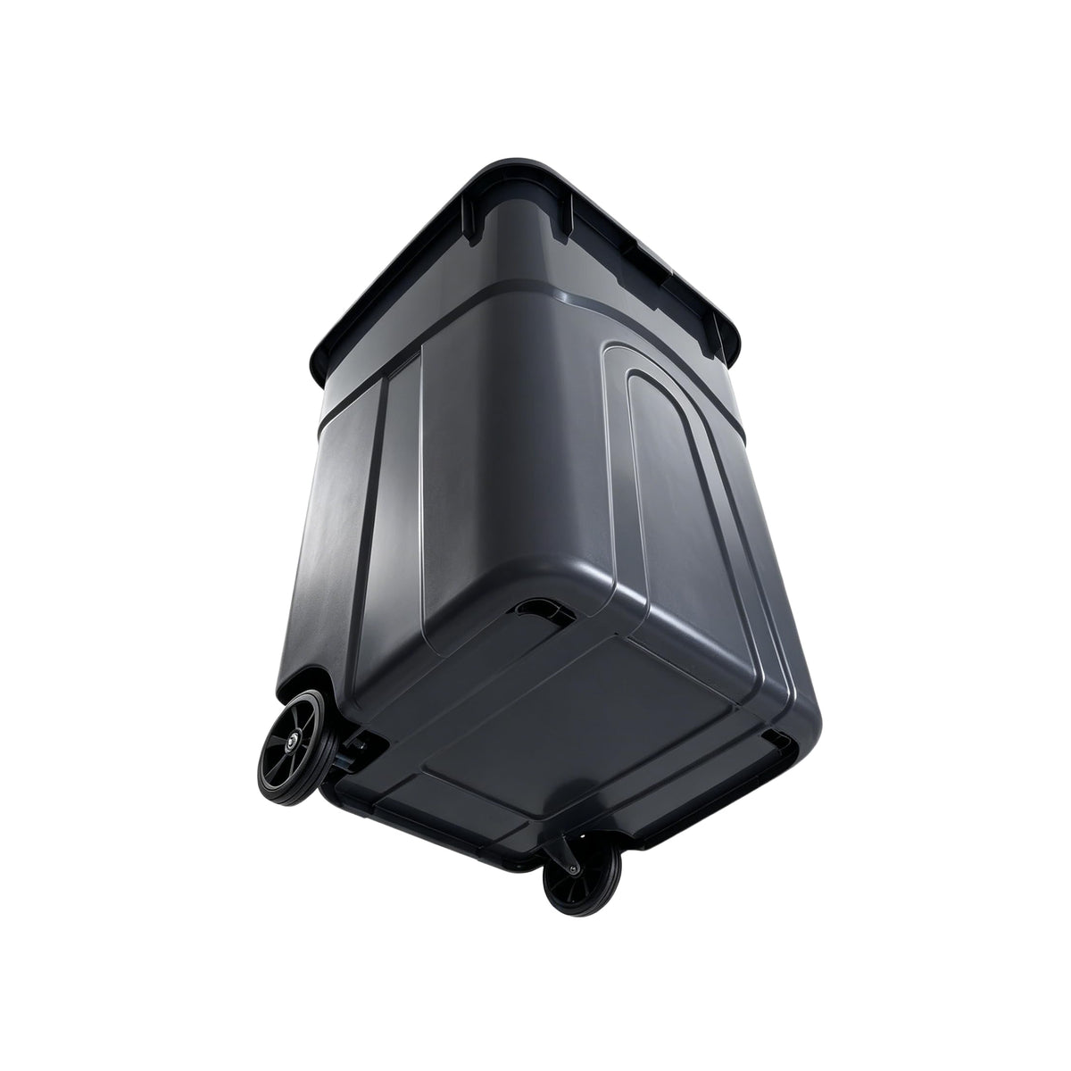 32 Gallon Wheeled Plastic Trash Can with Lid Q414