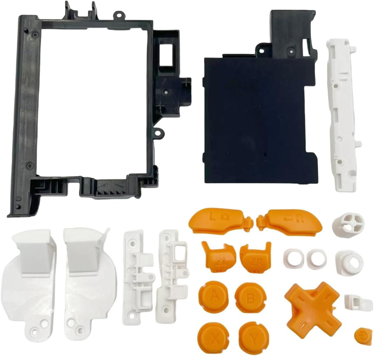 White & Yellow Button Set for New 2DS XL LL Console O913