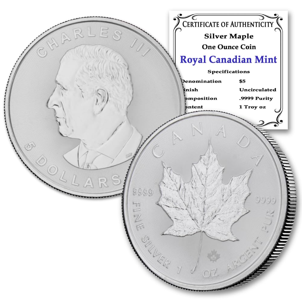 1 oz Canadian Maple Leaf Silver Coin P9949