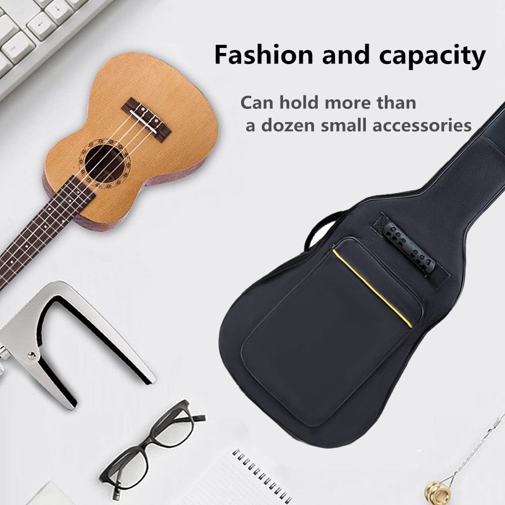 40 41 42 Inch Acoustic Folk Guitar Bag Backpack 600D Oxford Soft Carry Case U6936