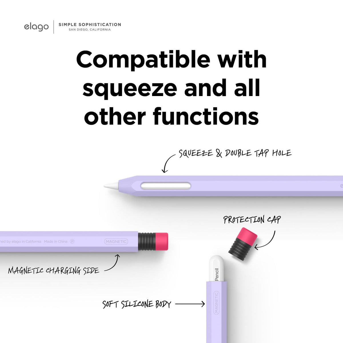 Case for Apple Pencil Pro & Apple Pencil 2nd Generation V658