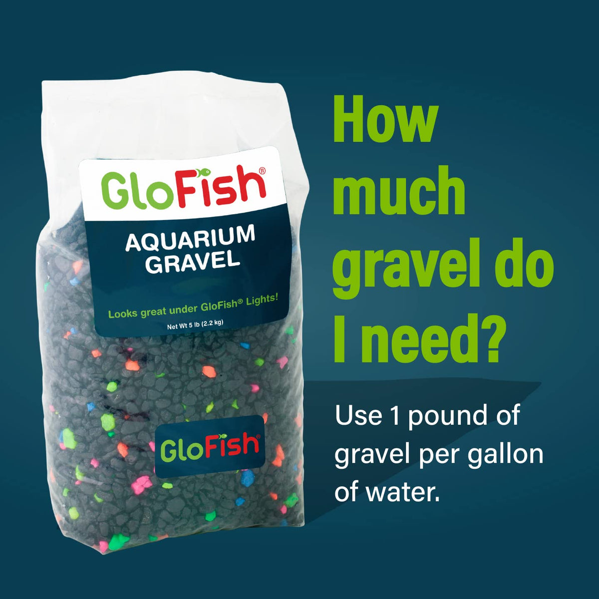 Black Aquarium Gravel 5 lb Bag M732