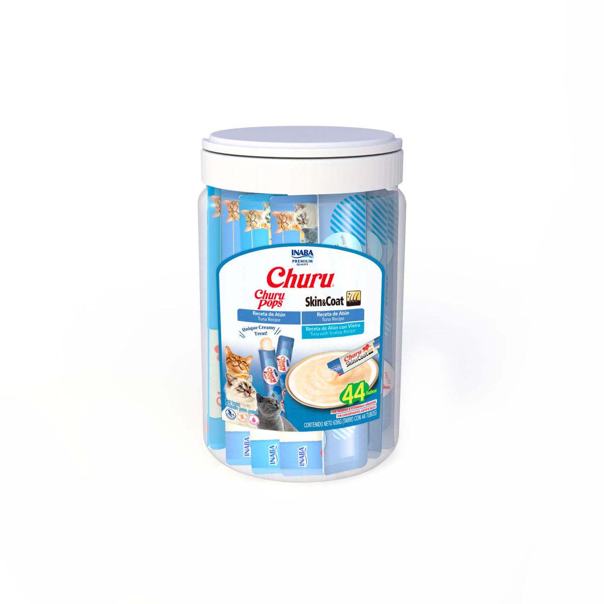 Lickable Cat Treats Tuna Chicken Variety 60ct M38133