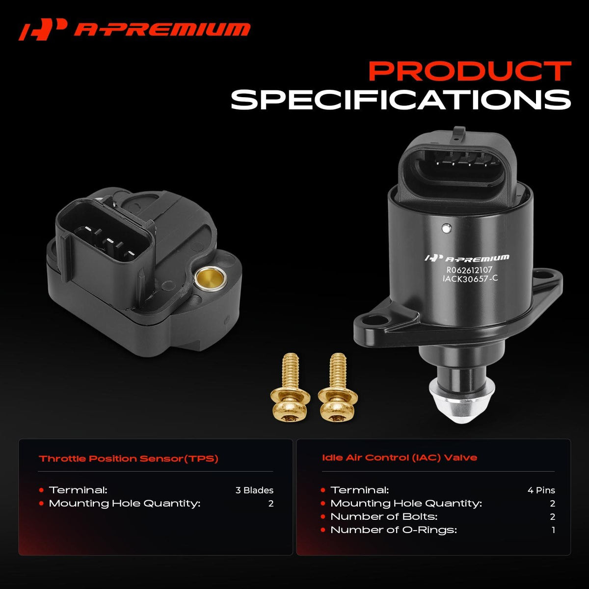 Idle Air Control Valve + Throttle Position Sensor O83996
