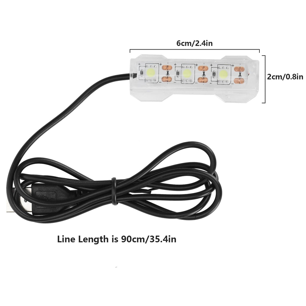 5V 0.6W USB Mini LED Aquarium Plant Light D5546