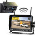 Magnetic Solar Wireless Backup Camera with 7" 1080P Monitor D640