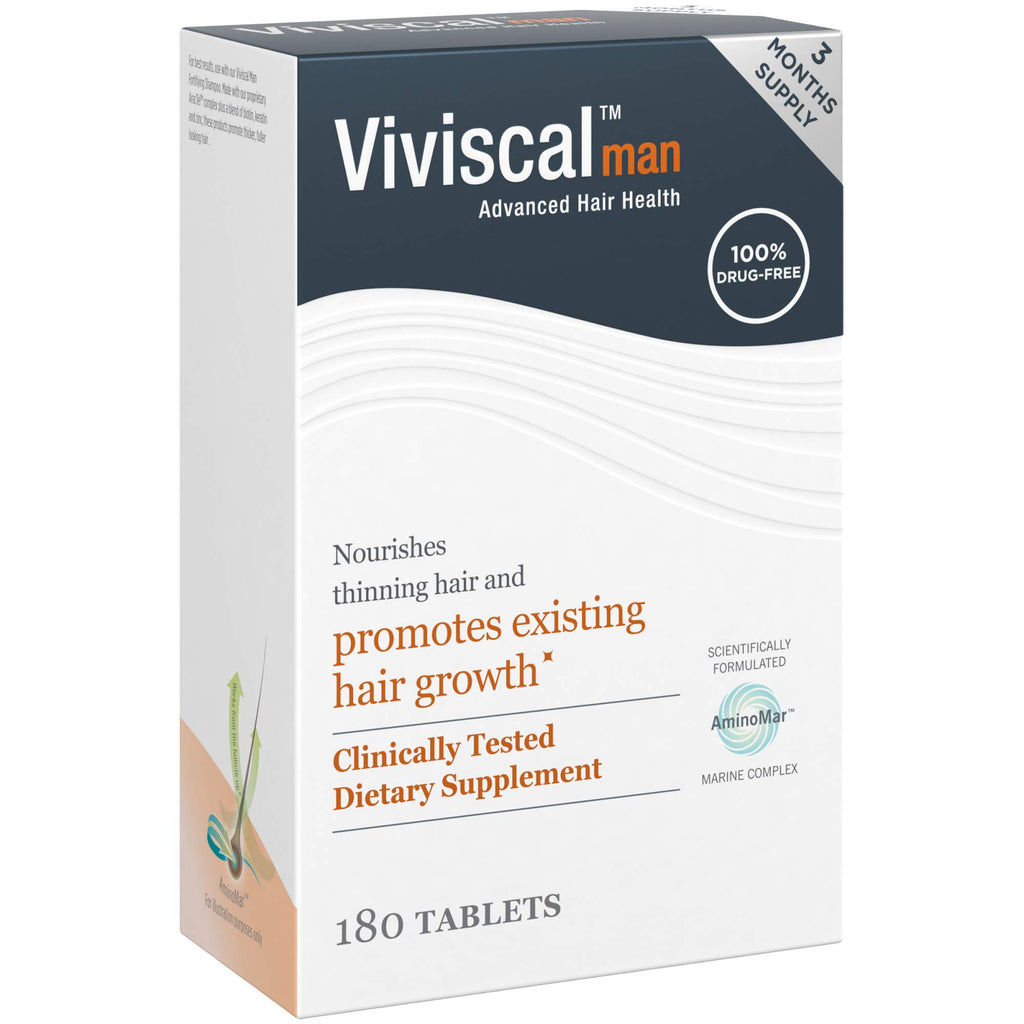 Men's Hair Growth Supplements 180 Tablets S7833