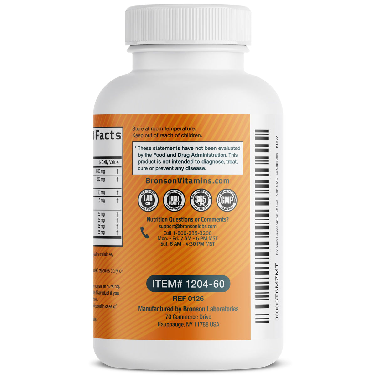 Glucosamine Chondroitin Turmeric & MSM Joint Support, 60 Capsules P55578