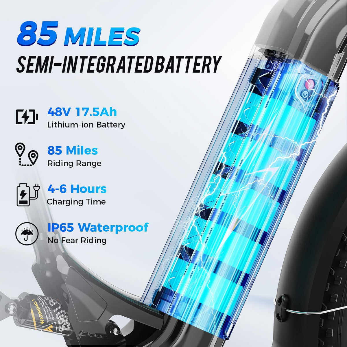 Electric Bike 26 x 4 Fat Tires K32828