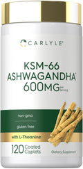 Ashwagandha Root Extract 600mg 120 Vegan Caplets K4125