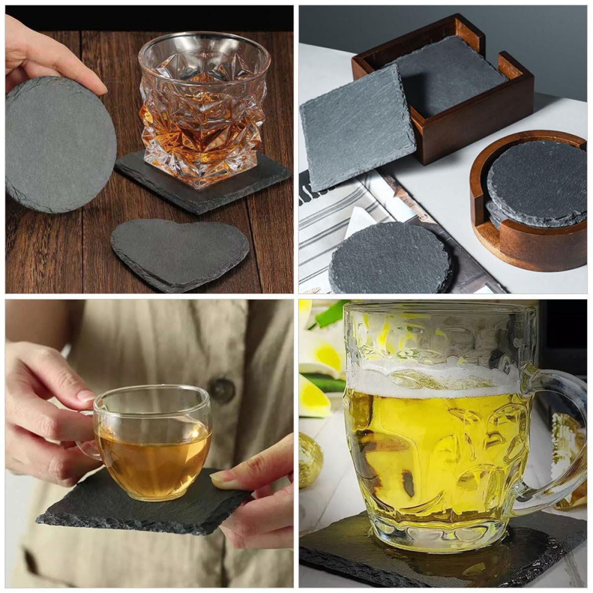Black Coasters Bulk F286