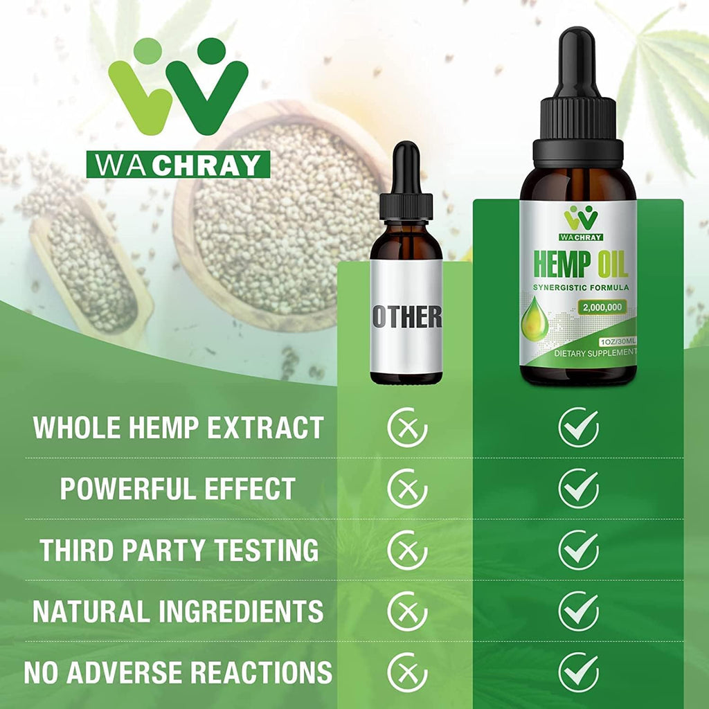 Hemp Oil Drops 3 Pack Vegan Non-GMO Y796