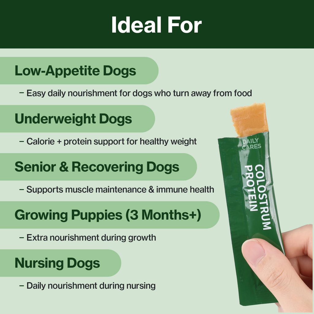 Colostrum Whey Protein Dog Supplement 30 Tubes K30974