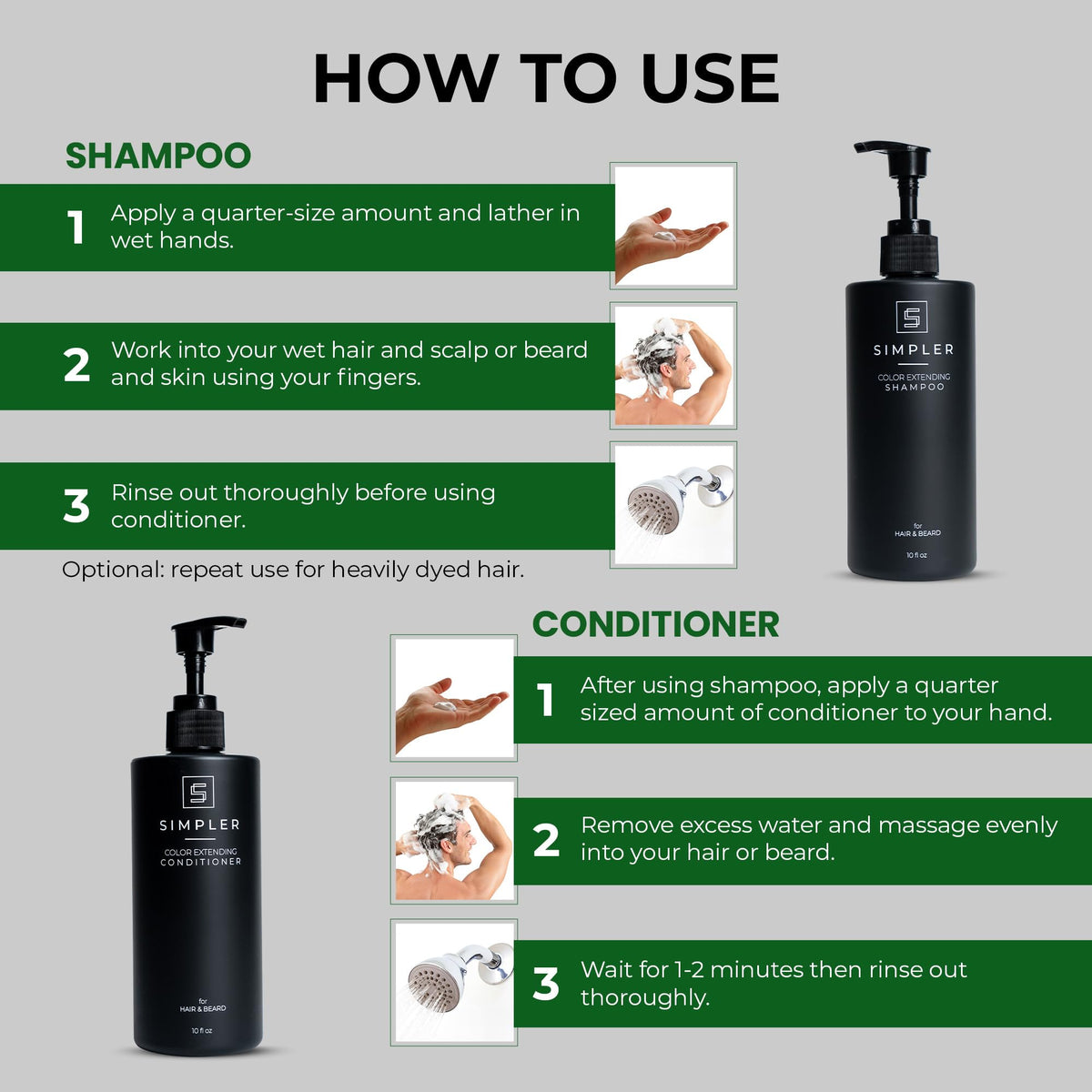 Hair Color Shampoo & Conditioner H510