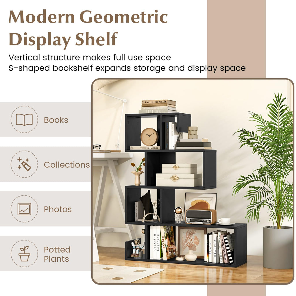 5-Tier Geometric Bookshelf I567