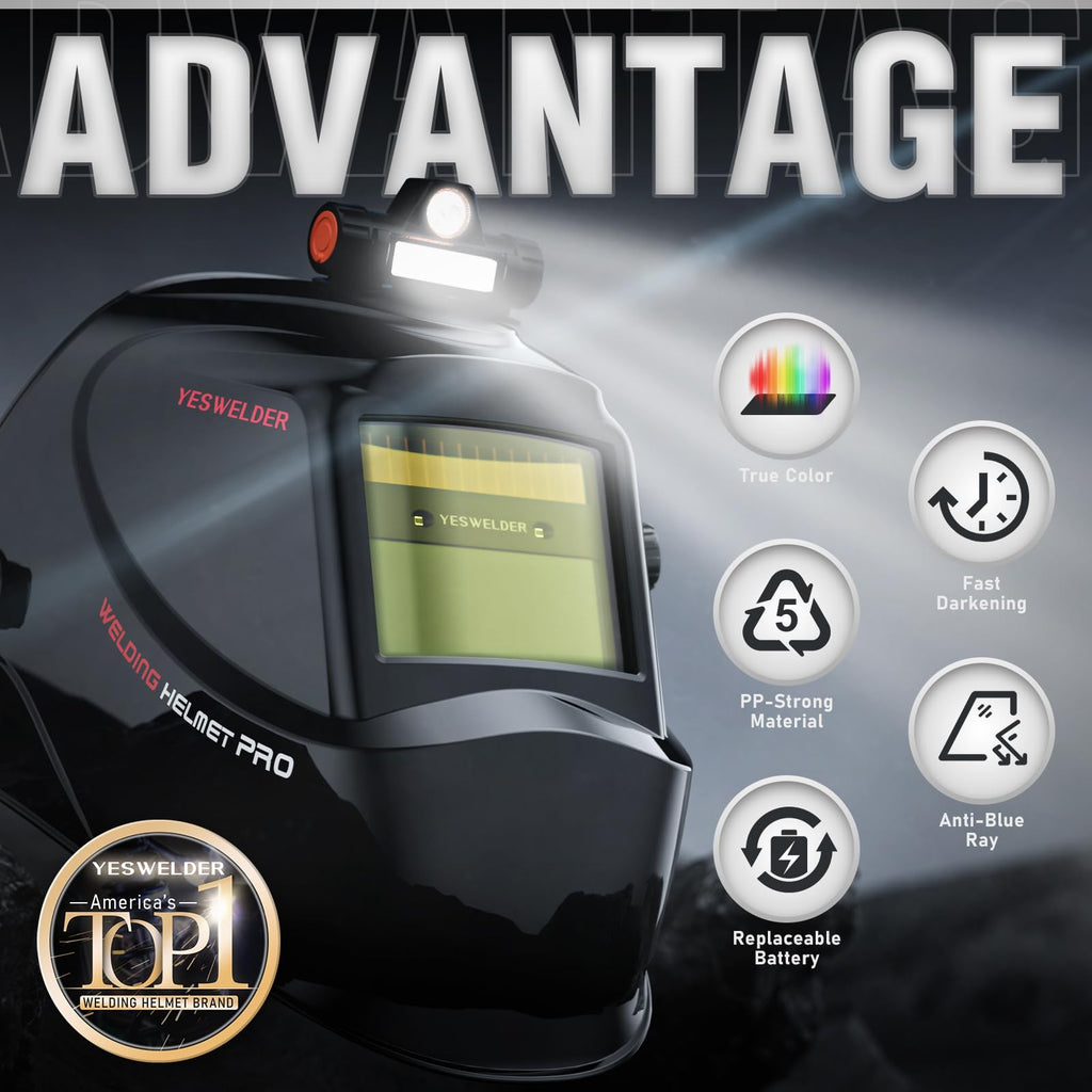 Auto Darkening Welding Helmet True Color G9340
