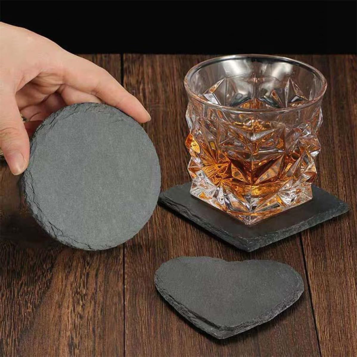 Black Coasters Bulk F286