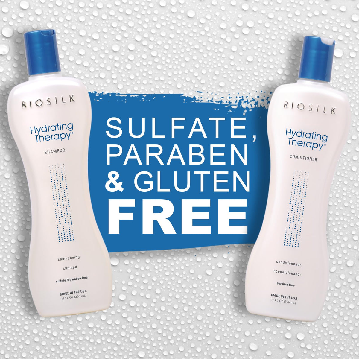 Hydrating Shampoo & Conditioner 12 Oz 2 Count M459