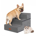3-Step Non-Slip Dog Stairs with Washable Cover J64841