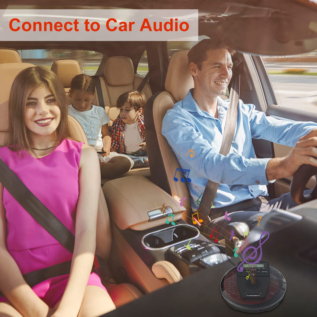 Rechargeable Portable CD Player with Bluetooth C31589