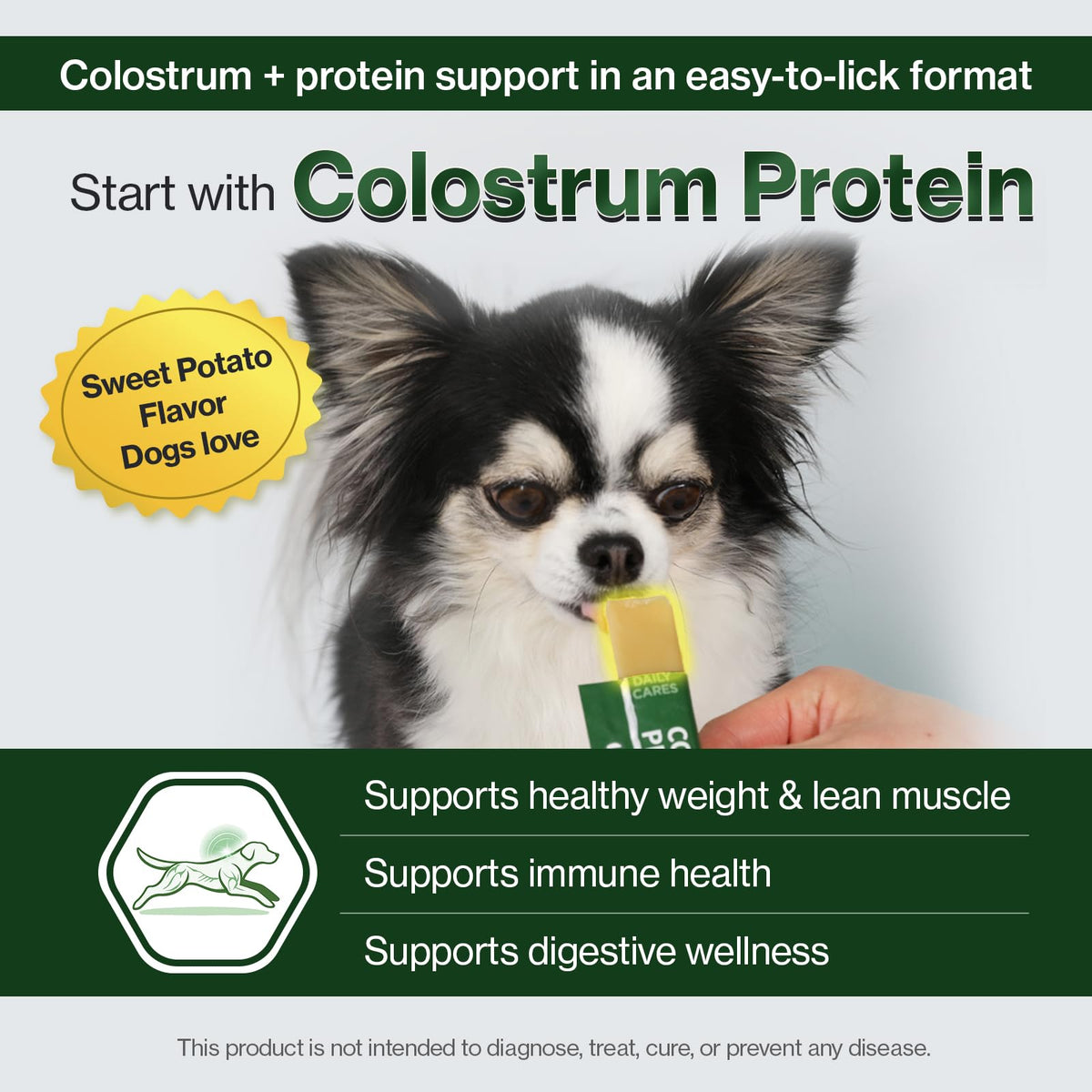 Colostrum Whey Protein Dog Supplement 30 Tubes K30974