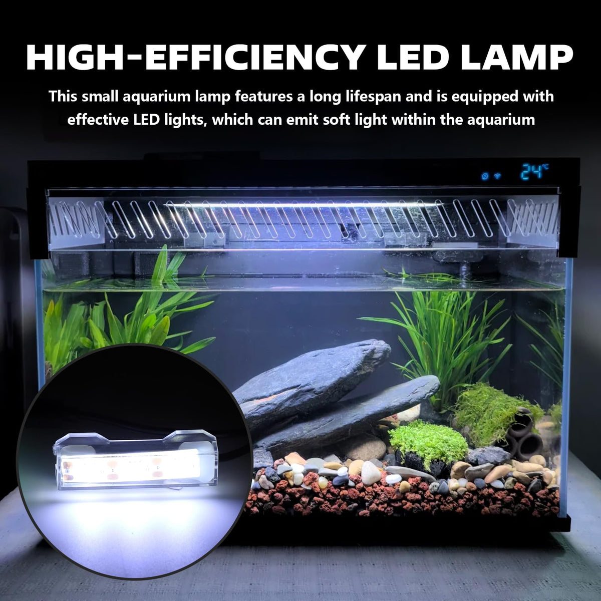 5V 0.6W USB Mini LED Aquarium Plant Light D5546