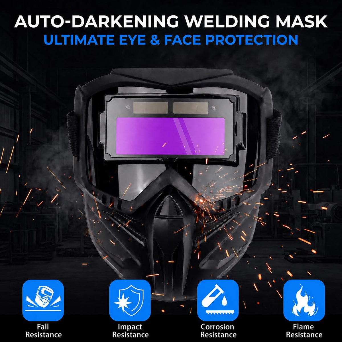 Auto-Darkening Welding Helmet I664750