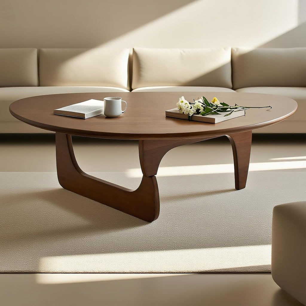Solid Wood Oval Coffee Table 35"Lx24"Wx16"H H14782