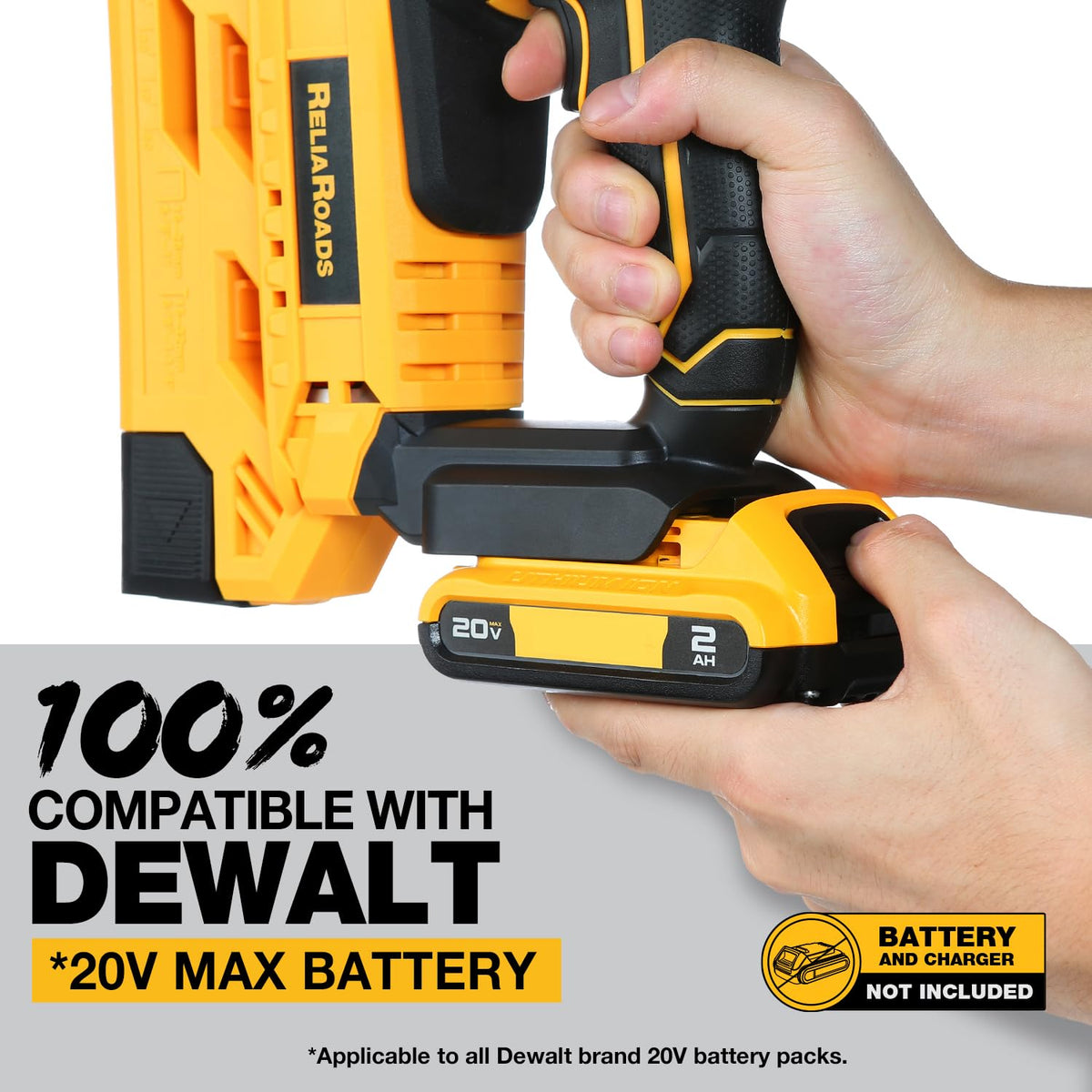 2-in-1 Cordless 18GA Brad Nailer & 1/4 Crown Stapler U958163