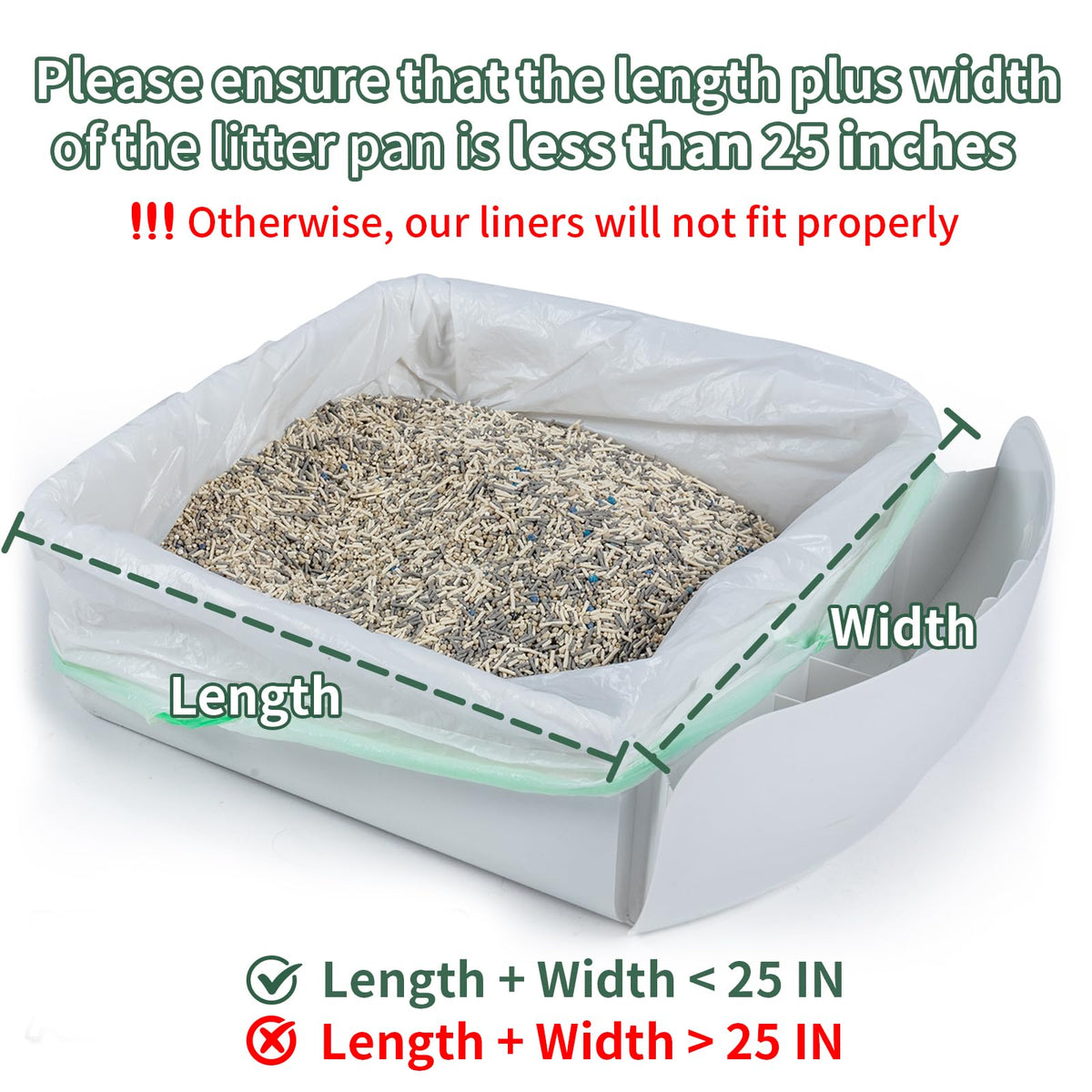Automatic Litter Box Bags 40 Count Q48745
