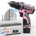 Pink Cordless Drill Set with Battery & Charger K1607