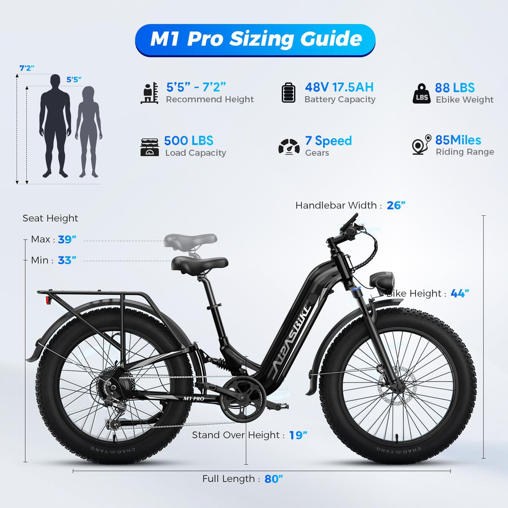 Electric Bike 26 x 4 Fat Tires K32828
