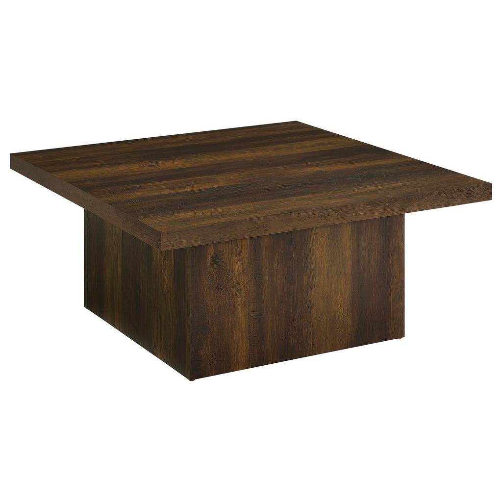 Dark Pine 2-Piece Square Coffee Table Set J56310