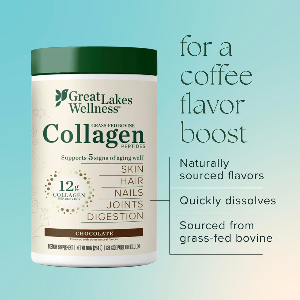 Collagen Peptides Powder, Chocolate, 10 oz K93313