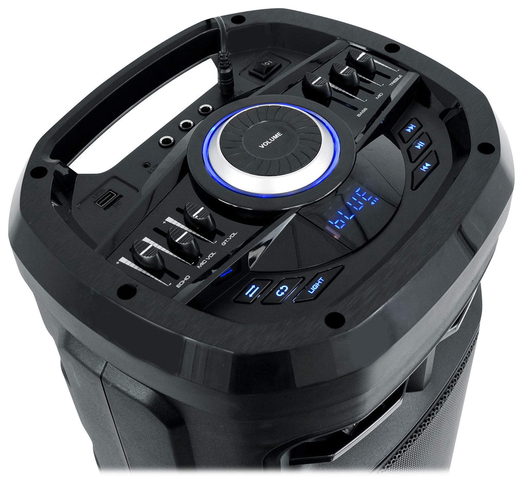 Dual 10" Wireless LED Bluetooth Speaker 2-Pack I340