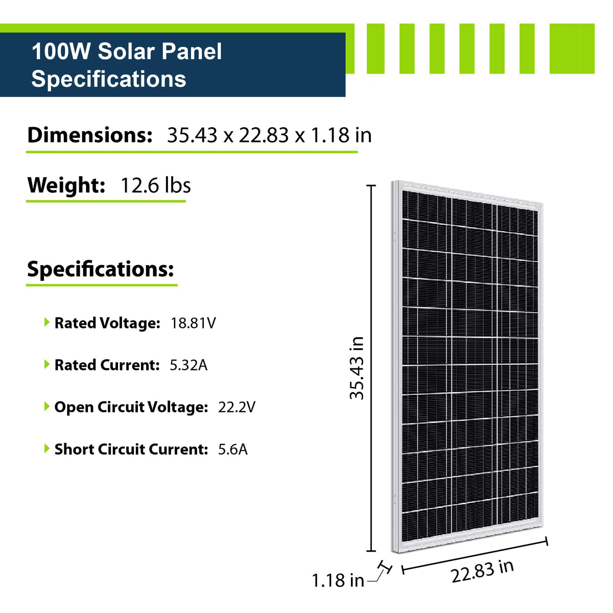 400W 12V Mono Rigid Solar Panel Kit with 30A PWM Charge Controller X2920