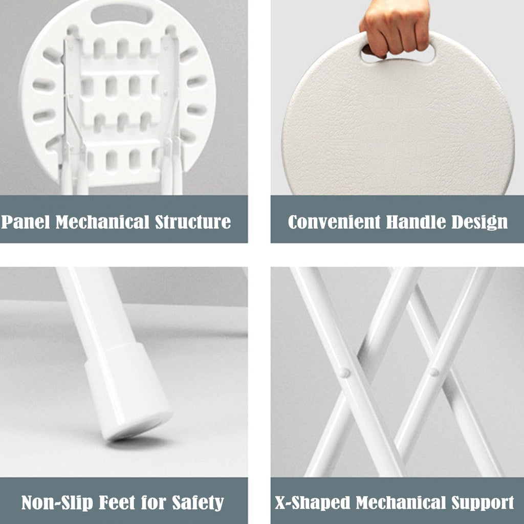 18 Inch Lightweight Folding Bar Stool with Handle G92142