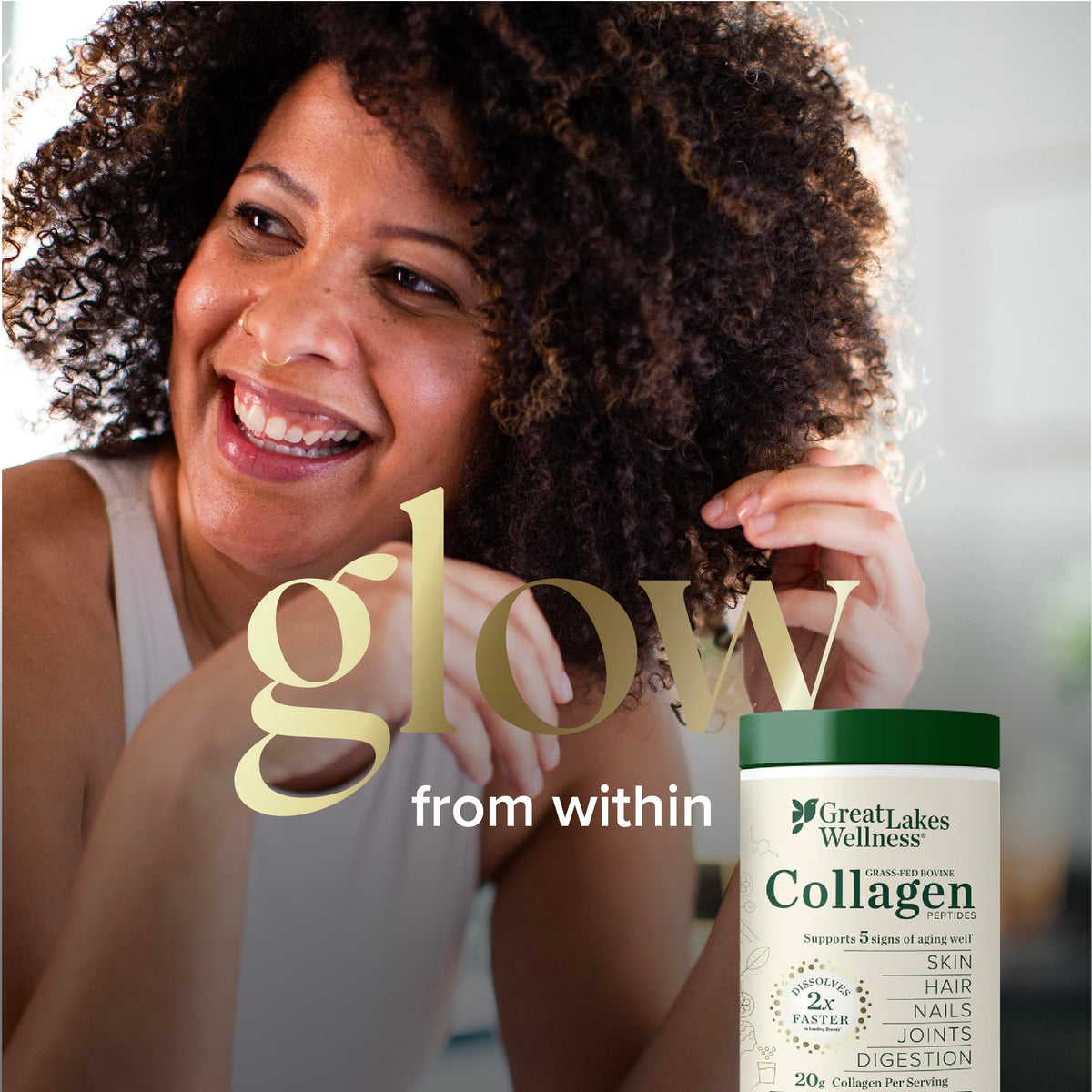 Collagen Peptides Powder, Chocolate, 10 oz K93313