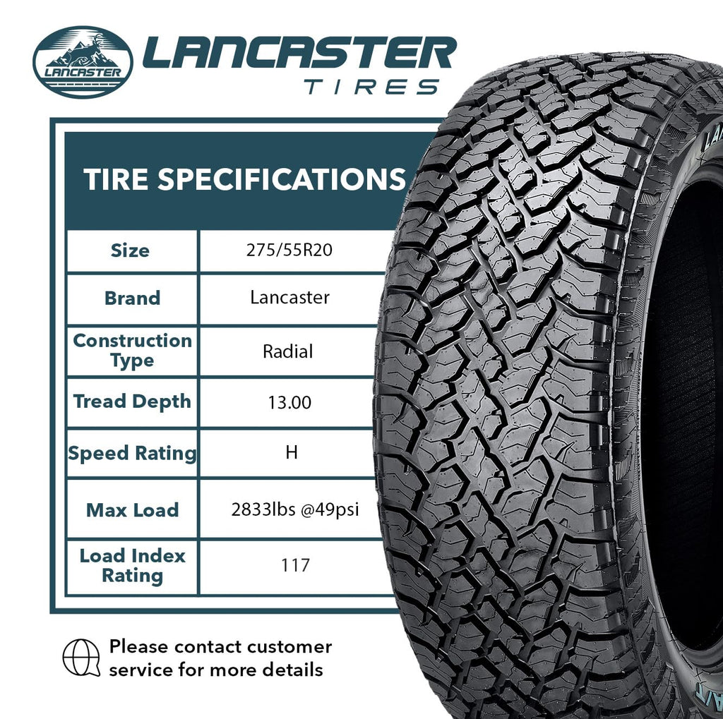 275/55R20 117H XL All Terrain Light Truck Tire Z92268