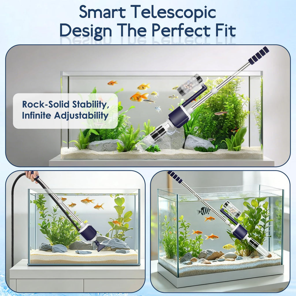 600 GPH Aquarium Gravel Cleaner Fish Tank Vacuum O6497
